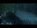 Deep Sleep Instantly on Rainy Night | Torrential Rain on Roof & Thunder Sound | Relaxing White Noise