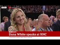 Hulk Hogan and UFC boss promote Trump's 'fighter' image at Republican convention | BBC News