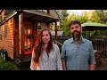 Round House Magic in the Mountains! He built a Wooden Yurt from a Kit