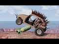 Episode 6 - The Destroyers - 8X8 Saw Shredder and Heavy Mace Truck VS Monster Police in BeamNG.drive