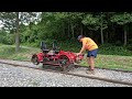 How they turnaround a track rail bike