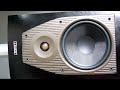 Mission M70 bookshelf speaker audio + bass test 2