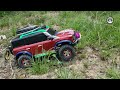 rc car off-road 4×4 adventure land rover bronco 4×4 rc rock crawler Bronco driving on a field road