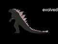 all godzillas(v3 and v4 evolved)