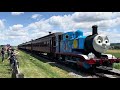 Strasburg Day Out with Thomas Part 4: Thomas passes the Red Caboose Motel on 6/15/24