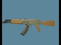 Blender 2.60 AK-47 model