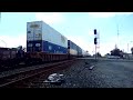 Afternoon W-B DEF-AUB CSX Ethanol/E-B AUB-DEF CSX Intermodals/Stacks Trains! (07/06/2024)