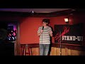 Matt Nedostup doing some standup comedy