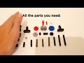Simplest Lego Technic 2-speed Gearbox  /  Small Transmission with Switch