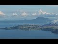 Panoramic view of Taal Lake and Taal Volcano from Tagaytay City, Philippines