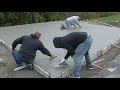 How To Form, Pour, And Finish A Concrete Slab (DIY for 2023)