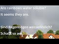 Das Ende vom Regenbogen