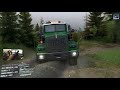 Kenworth T800 8x8 Offroad | Transportando Troncos | Caminos Difíciles