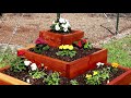 DIY Tiered Planter Boxes - 3 WAYS! | Stacked Flower Boxes