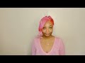 DIY Pink Wig Updo Tutorial