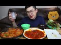 ASMR MUKBANGㅣSpicy Stir-fried Pork & Tuna Kimchi Stew & Grilled MackerelㅣEATING SHOW