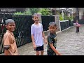 super Heavy rain and flooding my village | Get rid of insomnia and fall asleep to the sound of rain