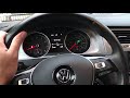VOLKSWAGEN GOLF HEADLIGHTS TURN ON/OFF AND HIGH-BEAM lights -  HOW TO