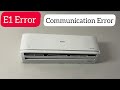 E1 Error in orient inverter AC easy to trace and solve fault