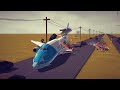 Emergency Landing On The Road   Survival Scenarios Chances  Airplane Crash  Besiege