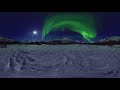 Be amazed by these Northern Lights - Guided Tour - 8K 360 VR Video!