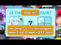 😱😳OMG! I GOT A NEON FROST DRAGON FOR MY OUTGAME PETS! + TRADED MY ARCTIC REINDEER! ADOPT ME #adoptme