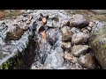 The Sound of Soft Water Gurgling Over Rocks - Sounds for meditation, relaxation, study, sleep