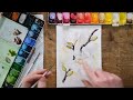How To Paint Watercolour Magnolia Flowers
