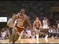 Michael Jordan's great inside game, 1986 12 03
