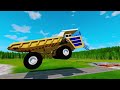 TRANSPORTING PIXAR CARS & FRUITS WITH COLORED & JOHN DEERE vs CLAAS vs TRACTORS - BeamNG.drive #983