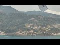 Beautiful Landing at Corfu CFU Airport