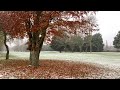 Downes Golf Course slow motion sleet