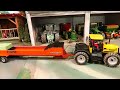 TRACTORS feed COWS on the Corleone Farm | rc farming