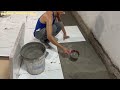 How To Install Luxury Ceramic Tiles For The Bedroom Floor Correctly - Construction Of Paving Blocks