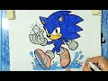 Sonic the Hedgehog colouring| Sonic the Hedgehog