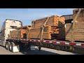 Flatbed Securement, Lumber Load, Strapping, Elliottsburg PA