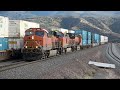 Foggy Cajon Pass Railfanning